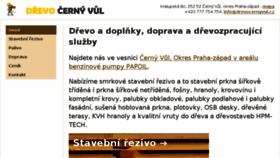 What Drevocernyvul.cz website looked like in 2018 (5 years ago)