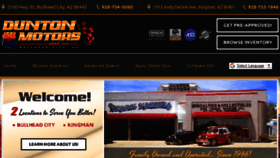 What Duntonmotors.com website looked like in 2018 (5 years ago)