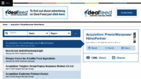What Dealfeed-intl.com website looked like in 2018 (5 years ago)
