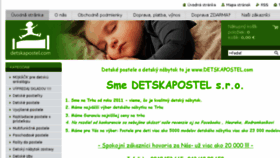 What Detskapostel.com website looked like in 2018 (5 years ago)