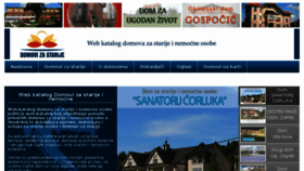 What Domovi-za-starije.com website looked like in 2018 (5 years ago)