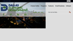 What Dallas-ecodev.org website looked like in 2018 (5 years ago)