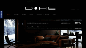 What Dohe.si website looked like in 2018 (5 years ago)