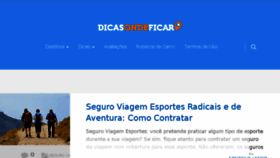What Dicasondeficar.com.br website looked like in 2018 (5 years ago)
