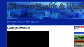 What Discoverhealthandwealth.com website looked like in 2018 (6 years ago)
