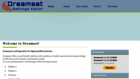 What Dreamset-editor.com website looked like in 2018 (5 years ago)