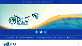 What Drosolutions.com website looked like in 2018 (5 years ago)