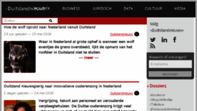 What Duitslandnieuws.nl website looked like in 2018 (5 years ago)