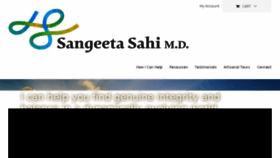What Drsangeetasahi.com website looked like in 2018 (5 years ago)