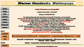 What Don-wetter.de website looked like in 2018 (5 years ago)