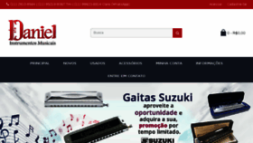 What Danielinstrumentosmusicais.com.br website looked like in 2018 (5 years ago)