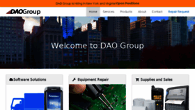 What Daogroup.com website looked like in 2018 (6 years ago)