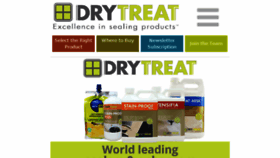 What Drytreat.com website looked like in 2018 (5 years ago)