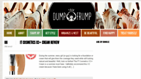 What Dumpyourfrump.com website looked like in 2018 (5 years ago)