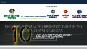 What Datacentreworld.com website looked like in 2018 (5 years ago)