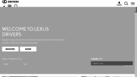 What Drivers.lexus.com website looked like in 2018 (5 years ago)