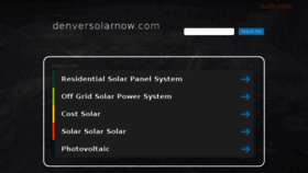What Denversolarnow.com website looked like in 2018 (5 years ago)