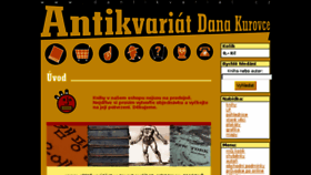 What Dantikvariat.cz website looked like in 2018 (5 years ago)