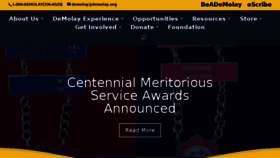 What Demolay.org website looked like in 2018 (5 years ago)