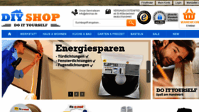 What Diyshop.de website looked like in 2018 (5 years ago)