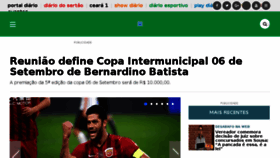 What Diarioesportivo.com.br website looked like in 2018 (5 years ago)