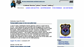 What Dumbcrooks.com website looked like in 2018 (5 years ago)