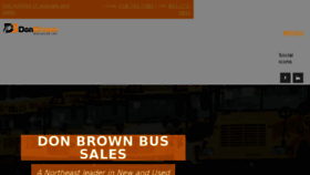 What Donbrownbus.com website looked like in 2018 (5 years ago)