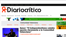What Diariocriticocv.com website looked like in 2018 (5 years ago)