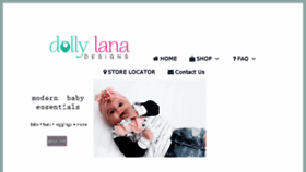 What Dollylana.com website looked like in 2018 (5 years ago)