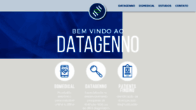 What Datagenno.com website looked like in 2018 (6 years ago)