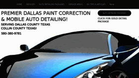 What Dallaspaintcorrection.com website looked like in 2018 (5 years ago)