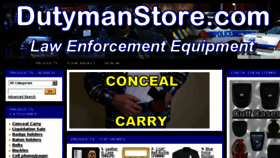 What Dutymanstore.com website looked like in 2018 (5 years ago)