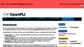 What Downloads.openpli.org website looked like in 2018 (5 years ago)