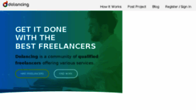 What Dolancing.com website looked like in 2018 (5 years ago)