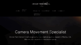 What Dronetechaerial.com website looked like in 2018 (6 years ago)