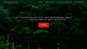 What Diewaldseite.de website looked like in 2018 (5 years ago)