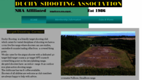 What Duchyshooting.co.uk website looked like in 2018 (5 years ago)