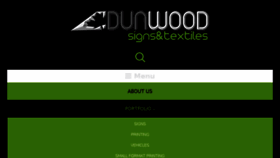 What Dunwood.ca website looked like in 2018 (5 years ago)