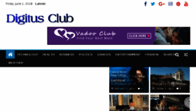 What Digitus.club website looked like in 2018 (5 years ago)