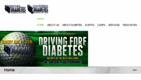 What Diabetesnv.org website looked like in 2018 (5 years ago)