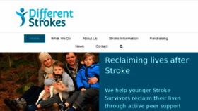 What Differentstrokes.co.uk website looked like in 2018 (5 years ago)