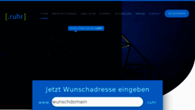What Dot.ruhr website looked like in 2018 (5 years ago)