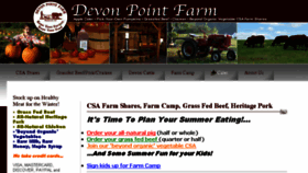 What Devonpointfarm.com website looked like in 2018 (5 years ago)