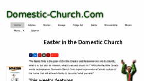 What Domestic-church.com website looked like in 2018 (5 years ago)