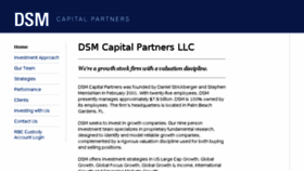 What Dsmcapital.com website looked like in 2018 (5 years ago)