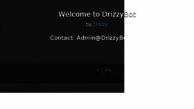 What Drizzybot.com website looked like in 2018 (5 years ago)