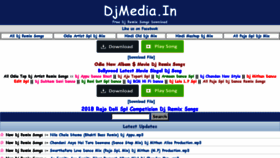 What Djmedia.in website looked like in 2018 (5 years ago)
