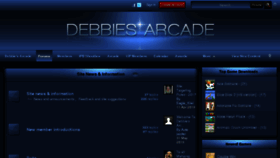 What Debbiesarcade.com website looked like in 2018 (5 years ago)
