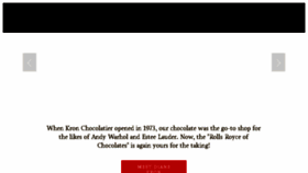What Dianekronchocolates.com website looked like in 2018 (5 years ago)