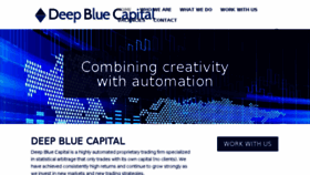 What Deepbluecap.com website looked like in 2018 (5 years ago)